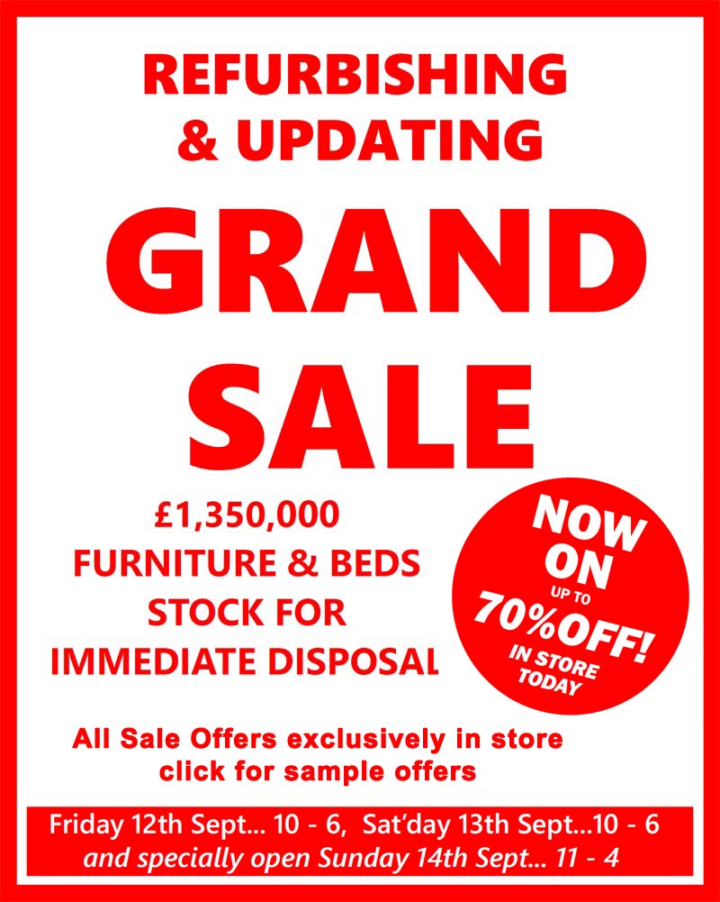 Barrow Clark Furnishers - Big Brands Clearance