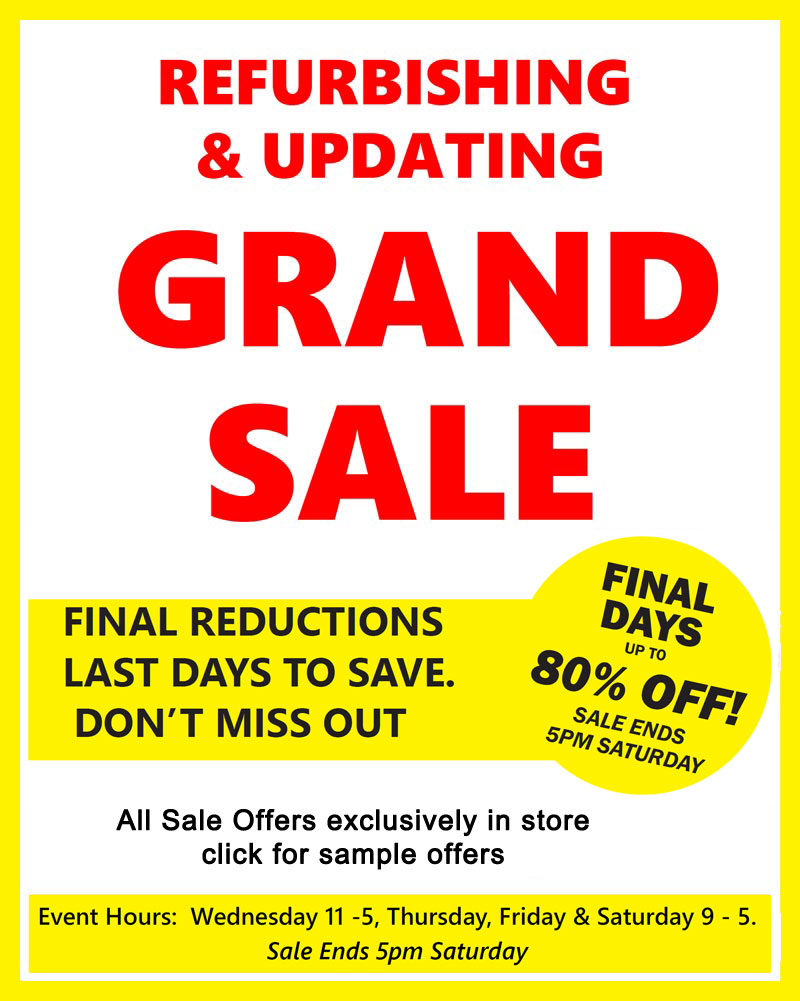 Barrow Clark Furnishers - Clearance
